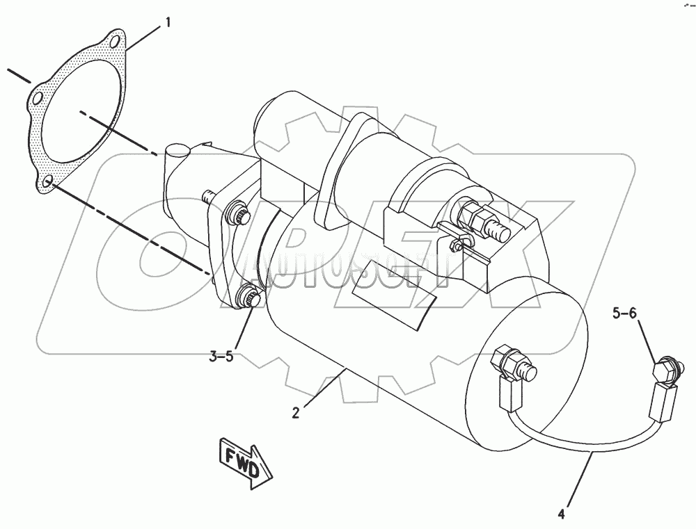 108-3858 Стартер