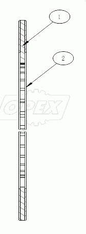Z3BII0302 Driving Disk-1st Reverse