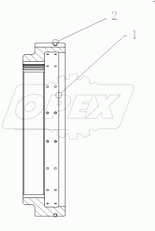 Z3BII0306 1st-Range Gear Assembly