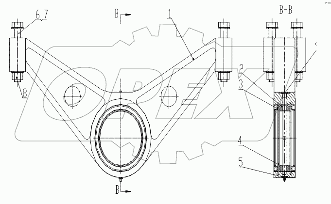 Z33E0502T2 Front Support Carrier