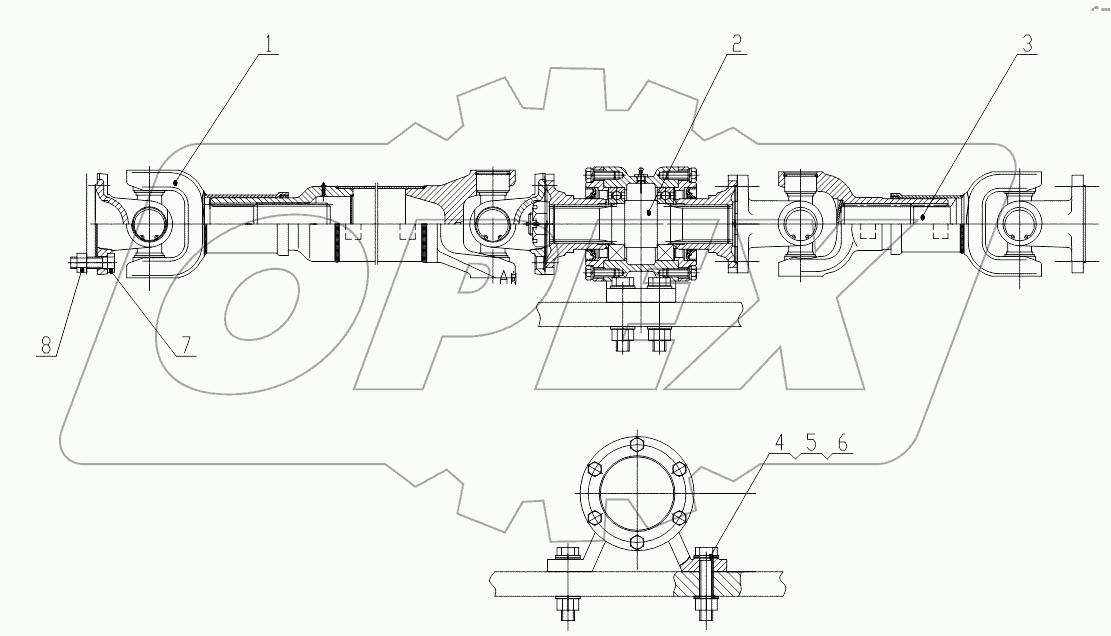 Z33E07T2 Front Drive Shaft