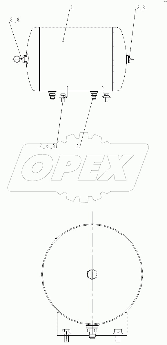 Z33E0902 Gas Storage Assembly