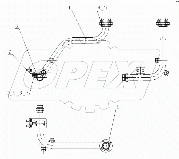 Z33E1002T7 Oil Tube Assembly
