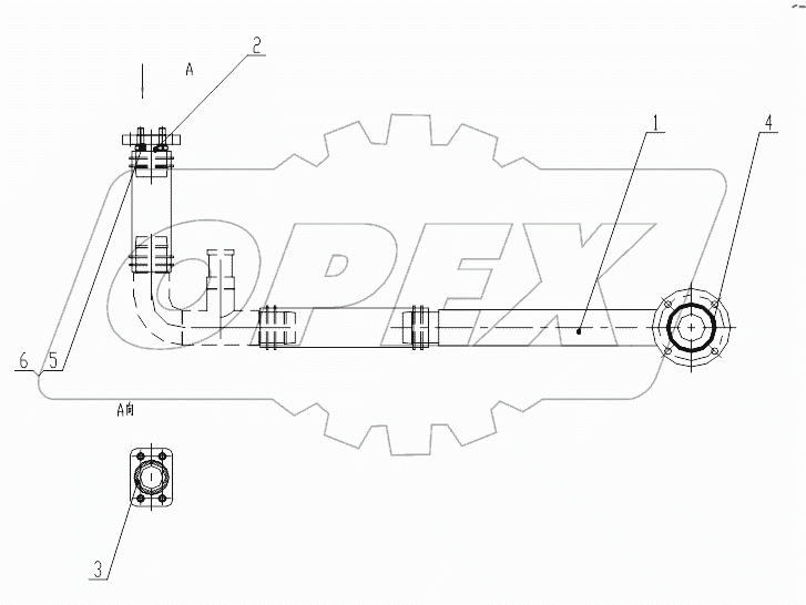 Z33E1009 Pump Sucking Tube Assembly