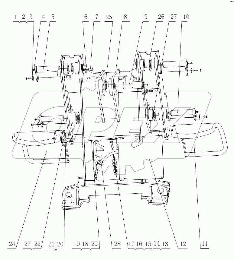 Z33E12T8 Frame Group (I)