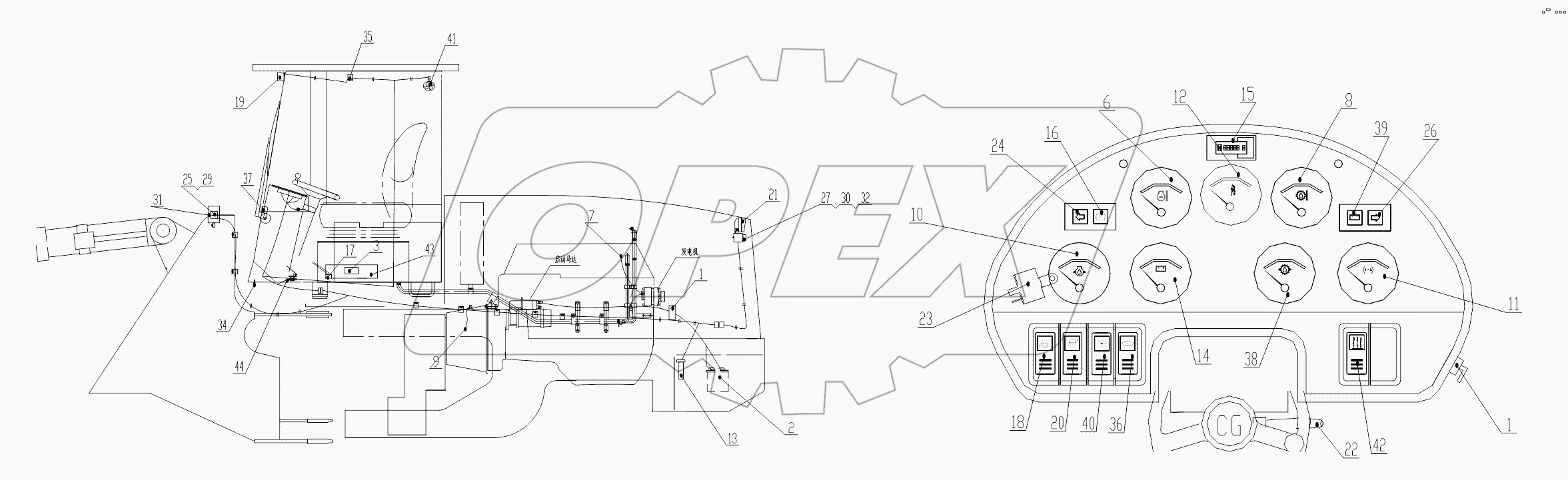 Z33E15T7 Electrical Component Location Assembly