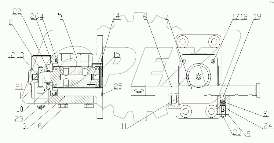 Z3BII0407 Speed Selector Valve