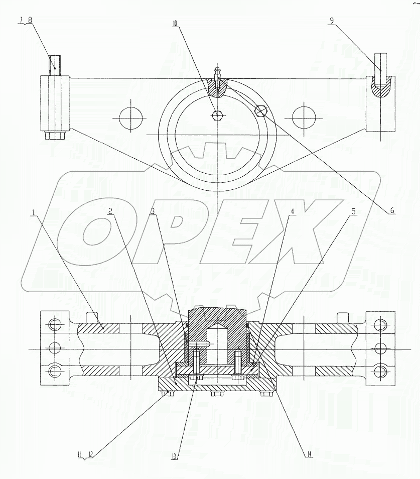Z35H0503 Rear Support Carrier