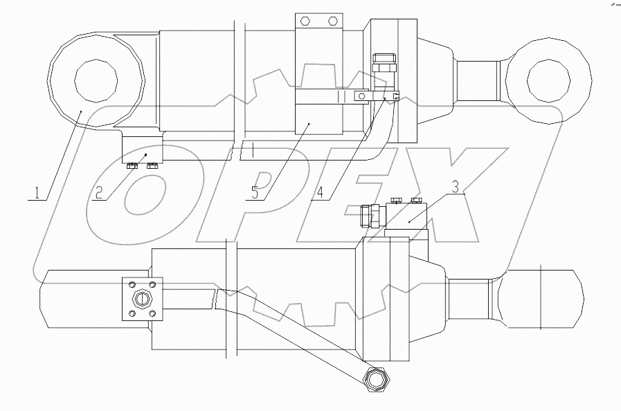 Z35F1006L Tilting Cylinder Assembly