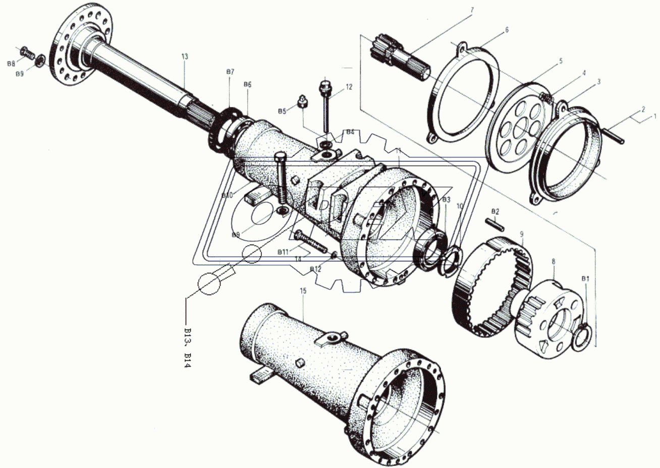 Rear Axle, front Axle