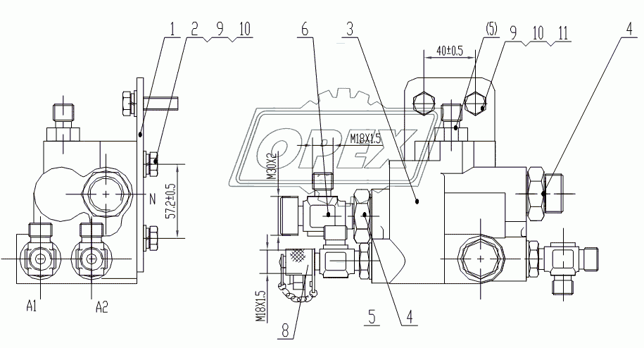Control manifold Assembly