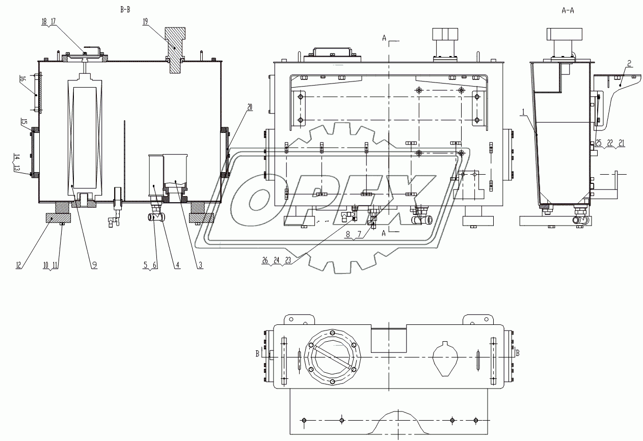 Hydraulic Oil Tank Assembly