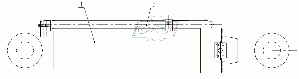 Tilting Cylinder Assembly 1