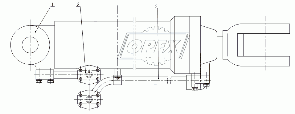 Tilting Cylinder Assembly 2