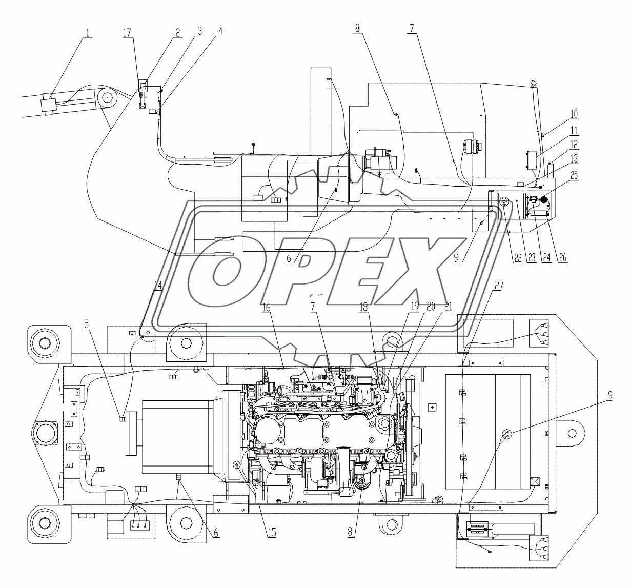 Electrical Component, chassis Wiring