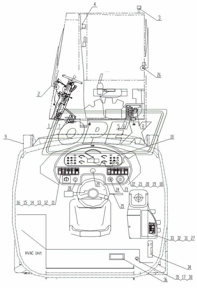 Cab Electrical Equipment Group