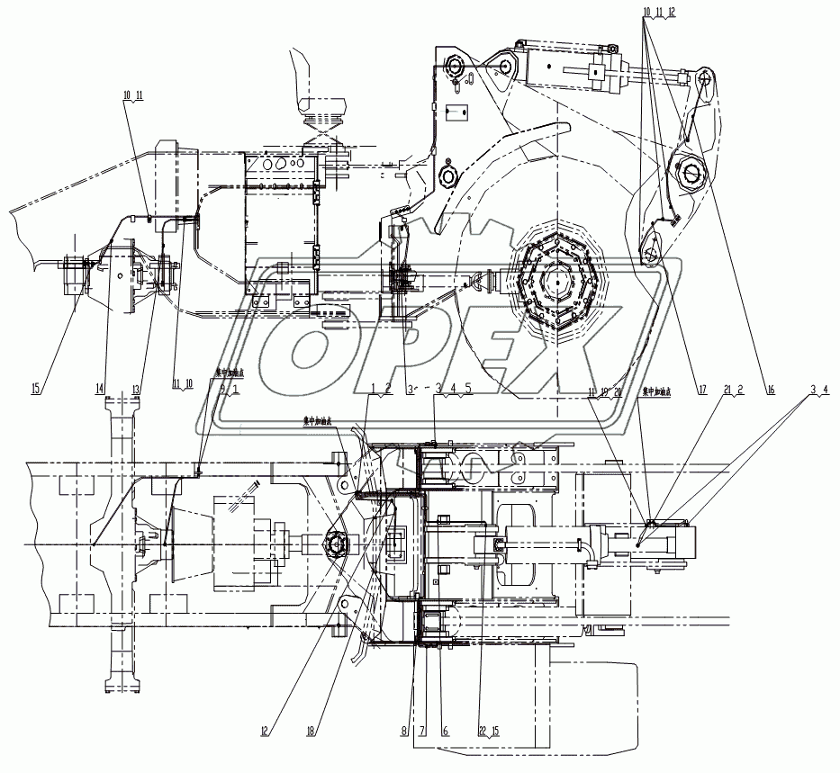 Manual Centralized Lubricating System