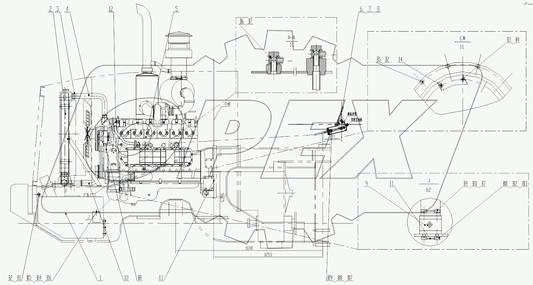 Z5E301T4 Engine Assembly