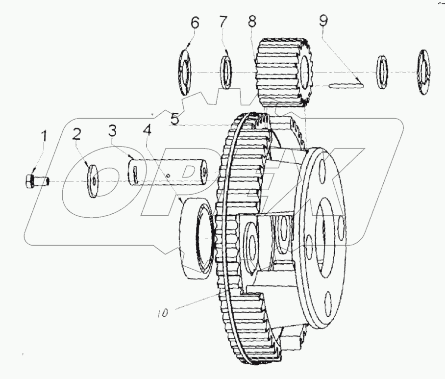 Reverse Planetary Assembly