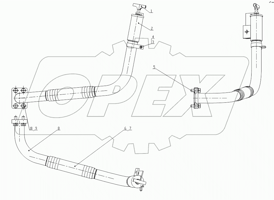 Z5E30301 Oil Pipe Assembly