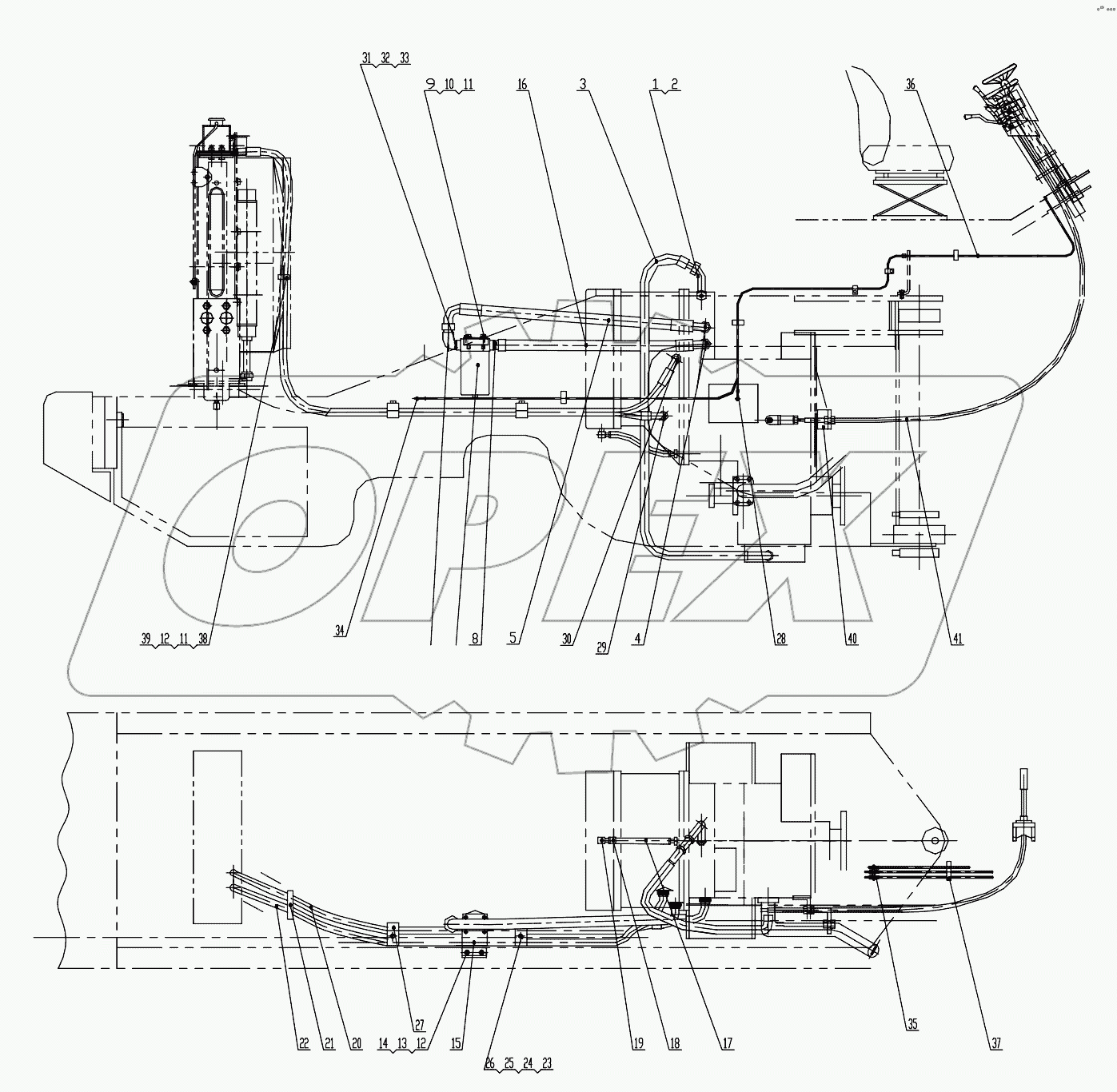 Transmission Oil Line And Control System