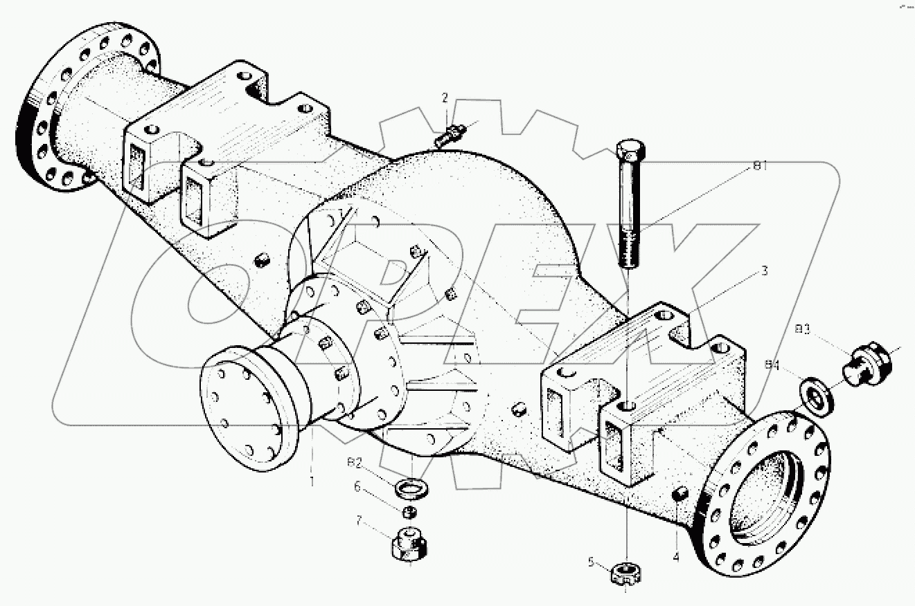 Z5EII06 Front Axle (I)