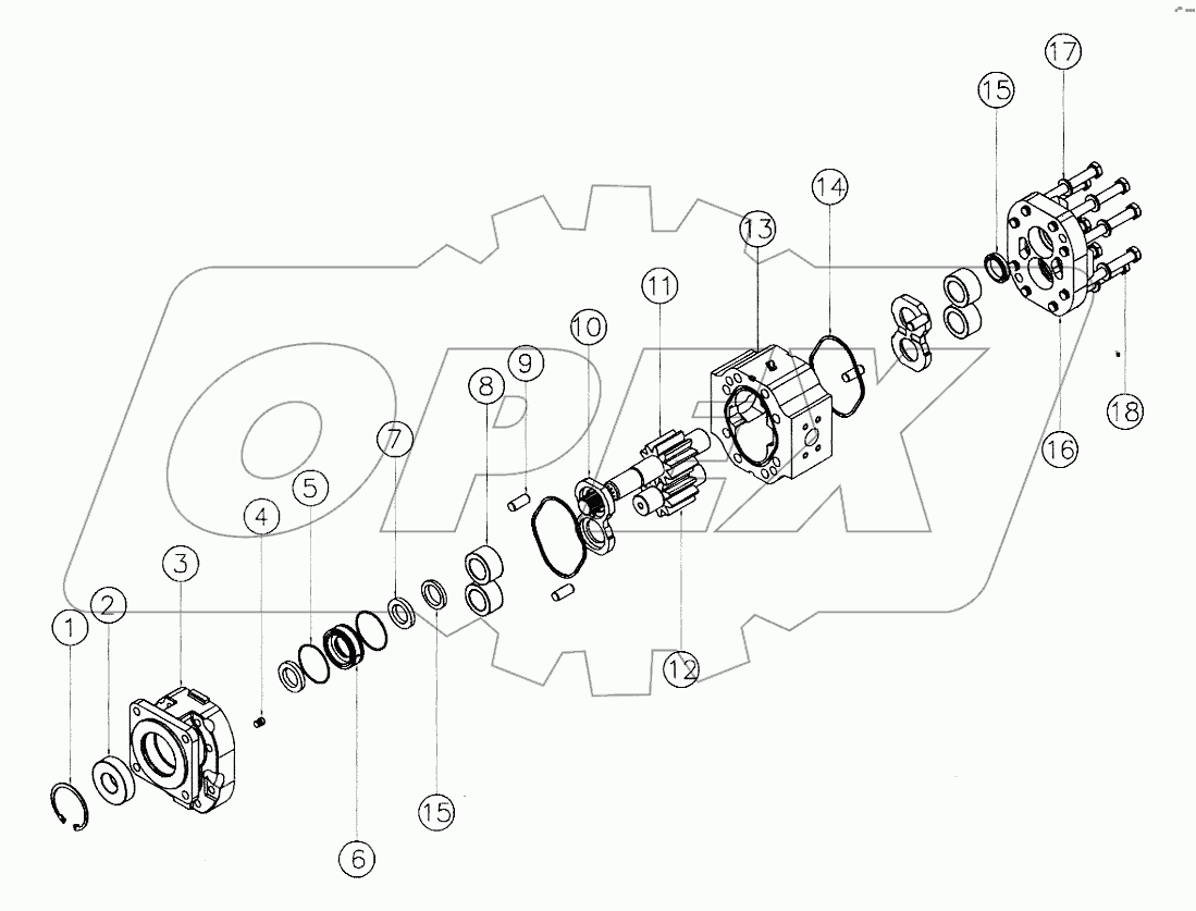 1117041100 Gear Pump