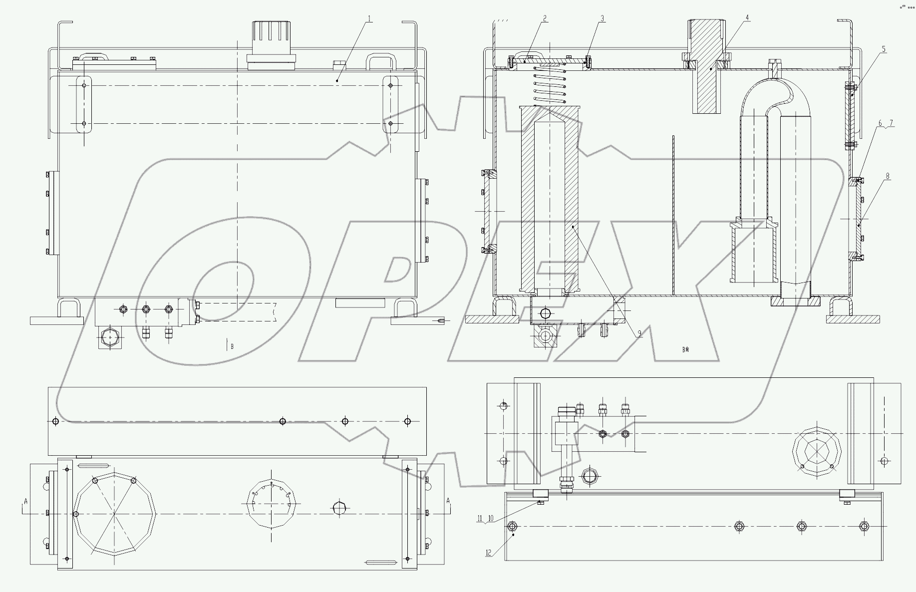 Z5E31002T1 Hydraulic Oil Tank