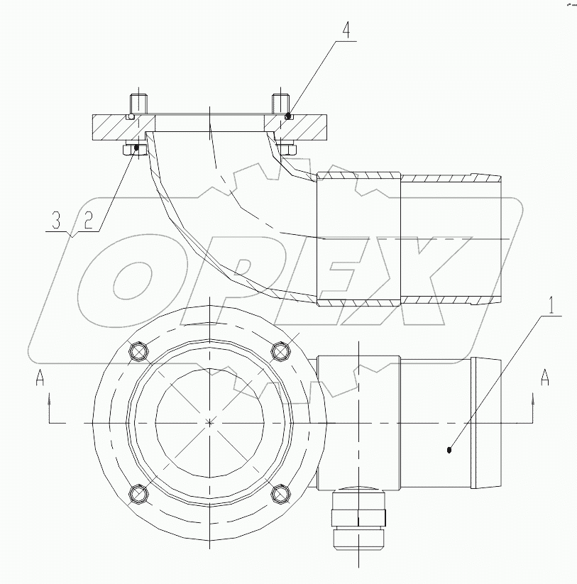 Z5E21001 Flange Assembly