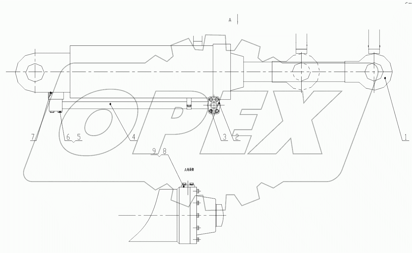 Z5E31006 Tilting Cylinder Assembly