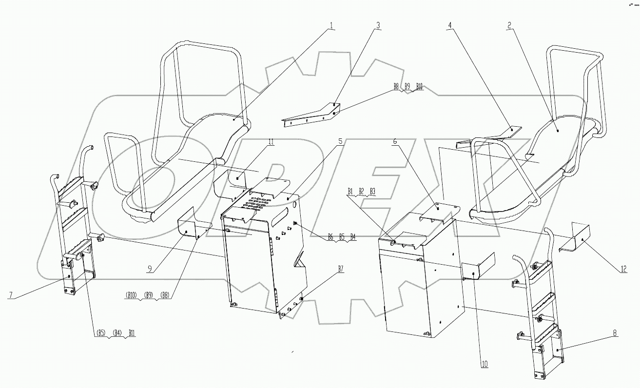 Z5E312T1 Frame Group (III)