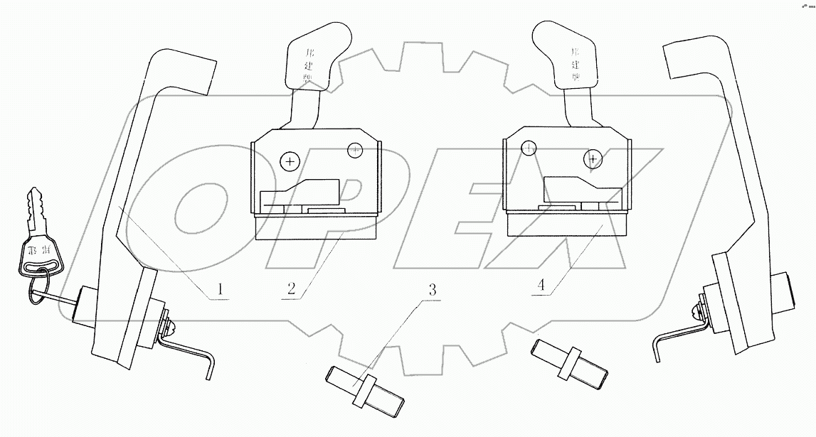 GMS502 lock assembly