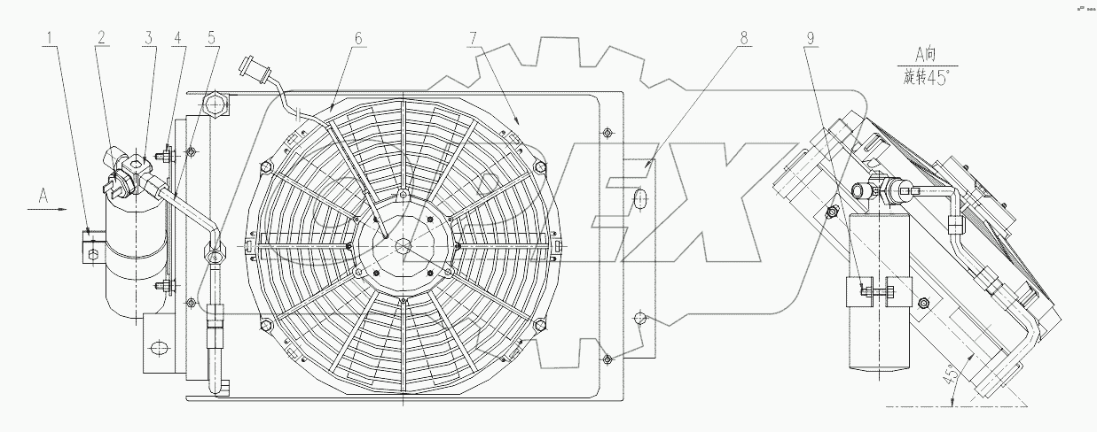 YTCG50E-II-81010000 Condensator assembly