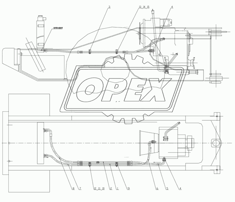 Z50G04T7 Transmission Oil Line and Control