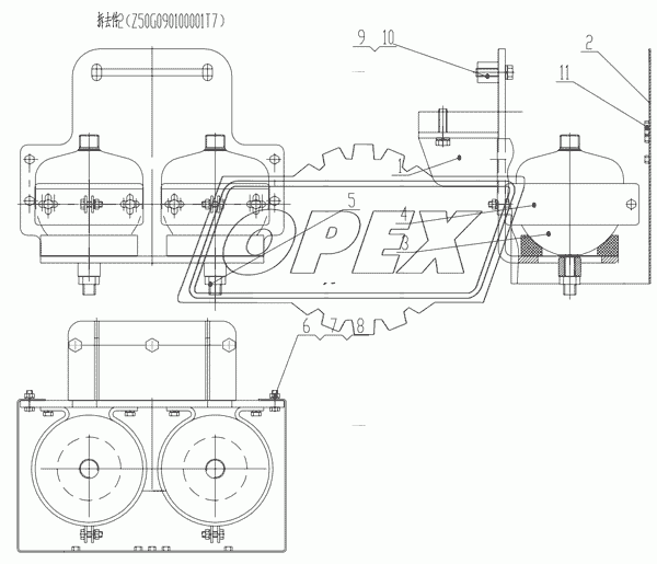 Z50G0901T7 Traveling Accumulator