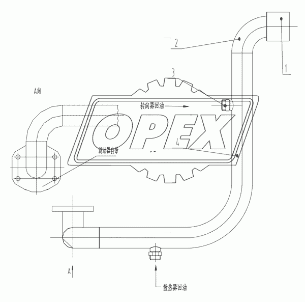 Z50G1002T7 Steel Tube Assembly