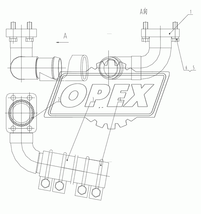 Z50G1004T7 Steel Tube Assembly