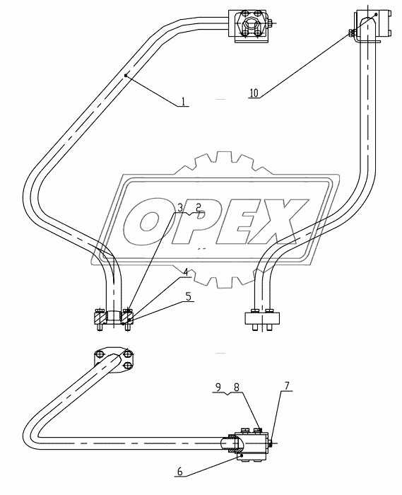 Z50G1009T7 Steel Tube Assembly