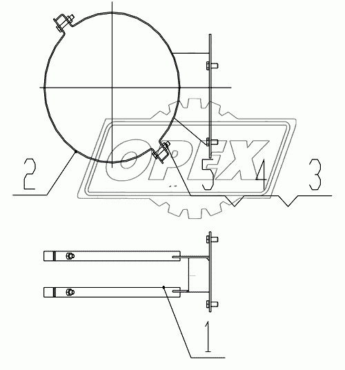 Z50G010301T7 Air Cleaner Support