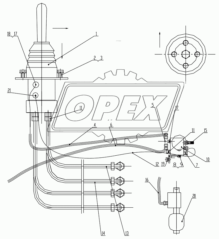 Z50G1012T7 Pilot Hydraulic System