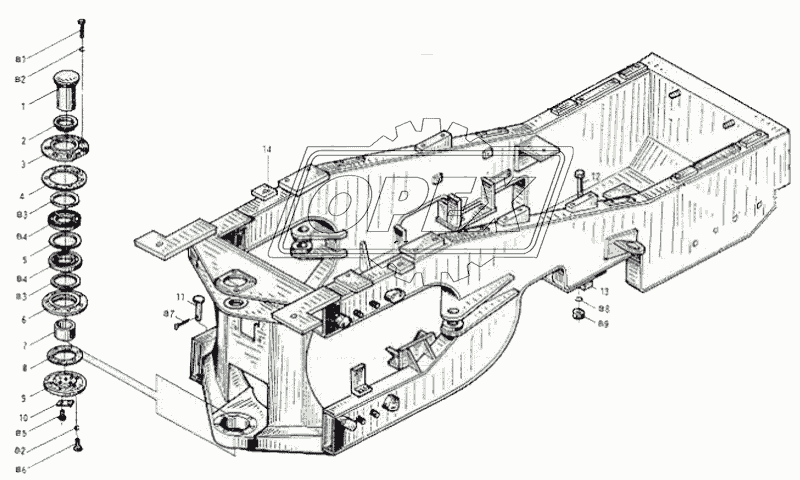 Z50G12T7 Frame Group (II)