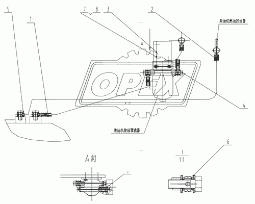 Z50G0107T7 Fuel Pipe