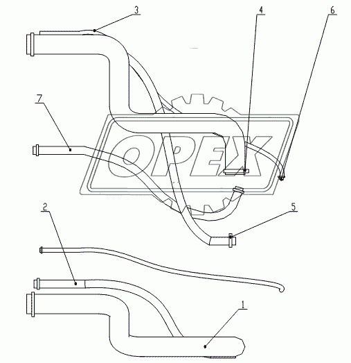 Outlet Hose Assembly