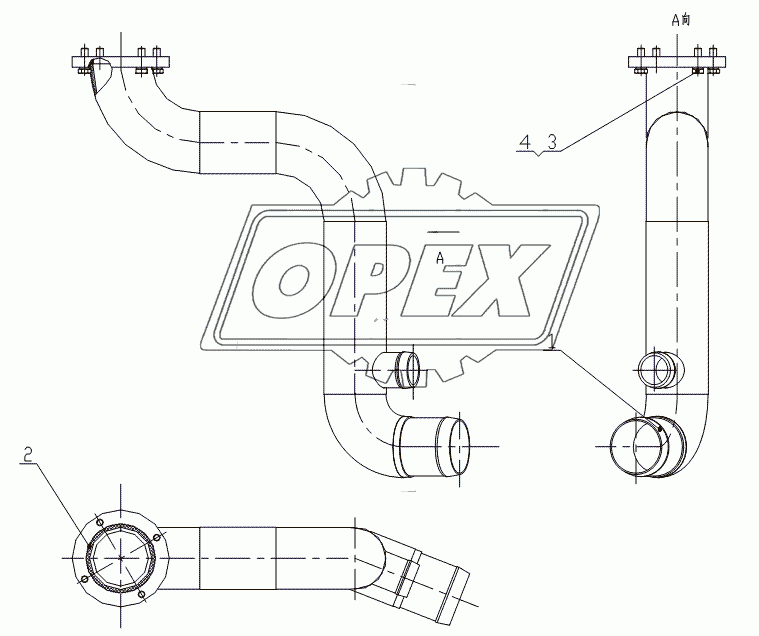 Steel Tube Assembly (Z50G1003T15)