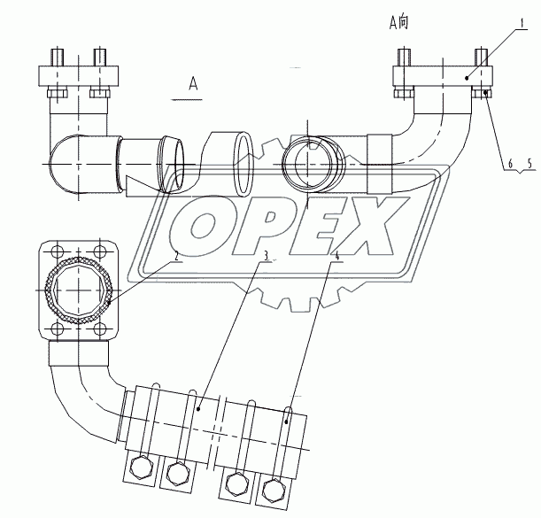 Steel Tube Assembly (Z50G1004T15)