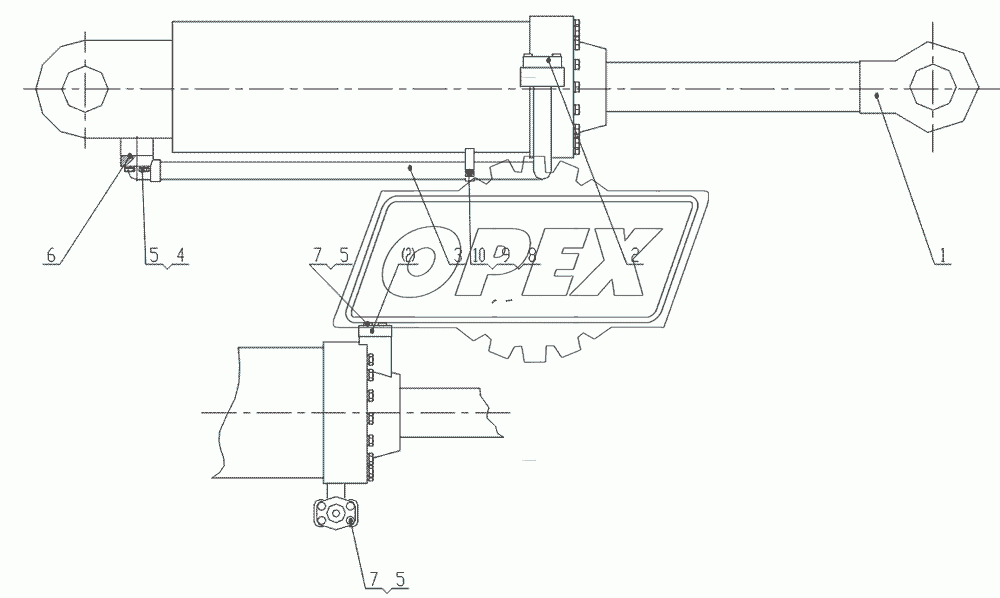 Tilting Cylinder Assembly