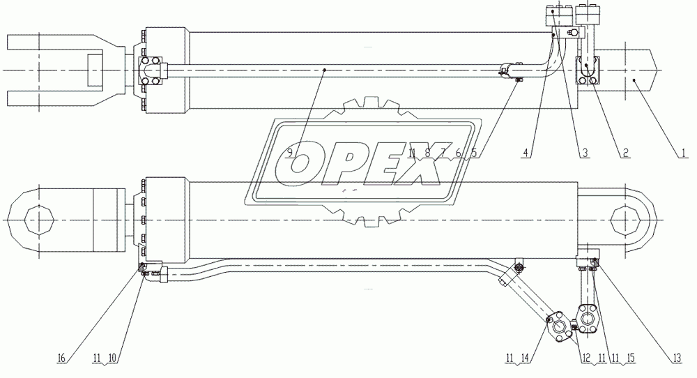 Right Lift Cylinder Assembly