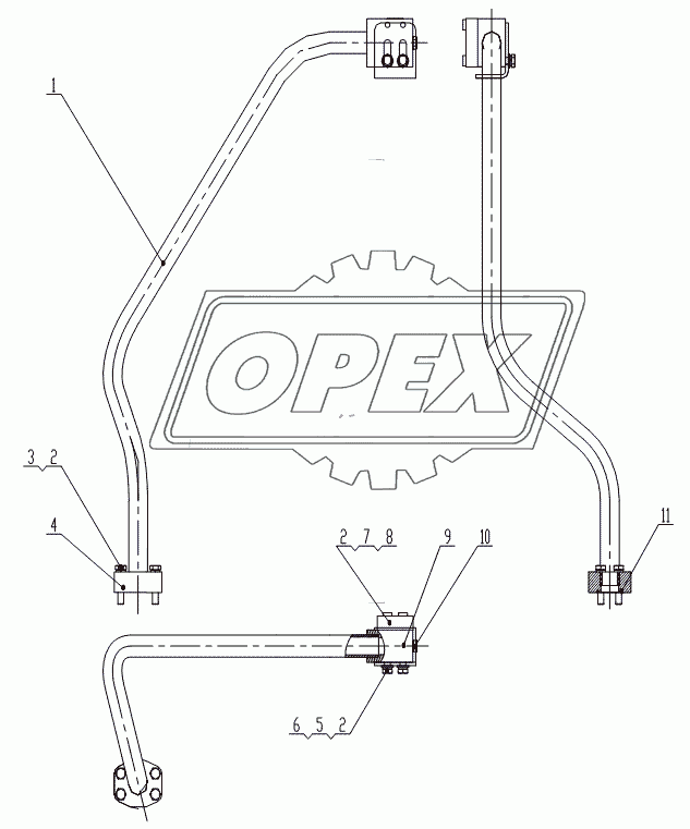 Steel Tube Assembly (Z50G1010T7)