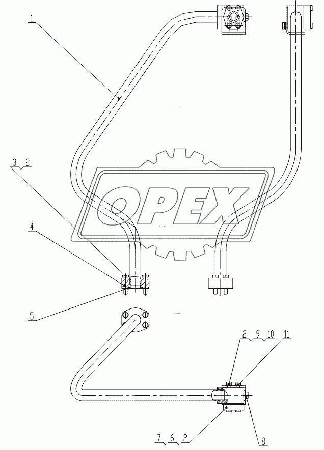 Steel Tube Assembly (Z50G1011T7)