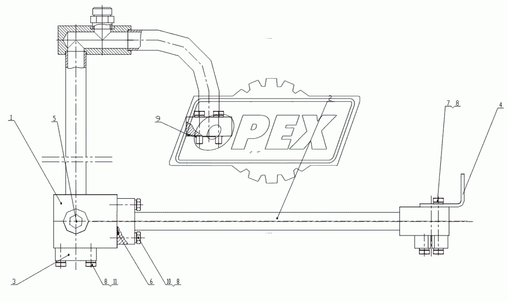 Steel Tube Assembly (Z50G1014AT15)